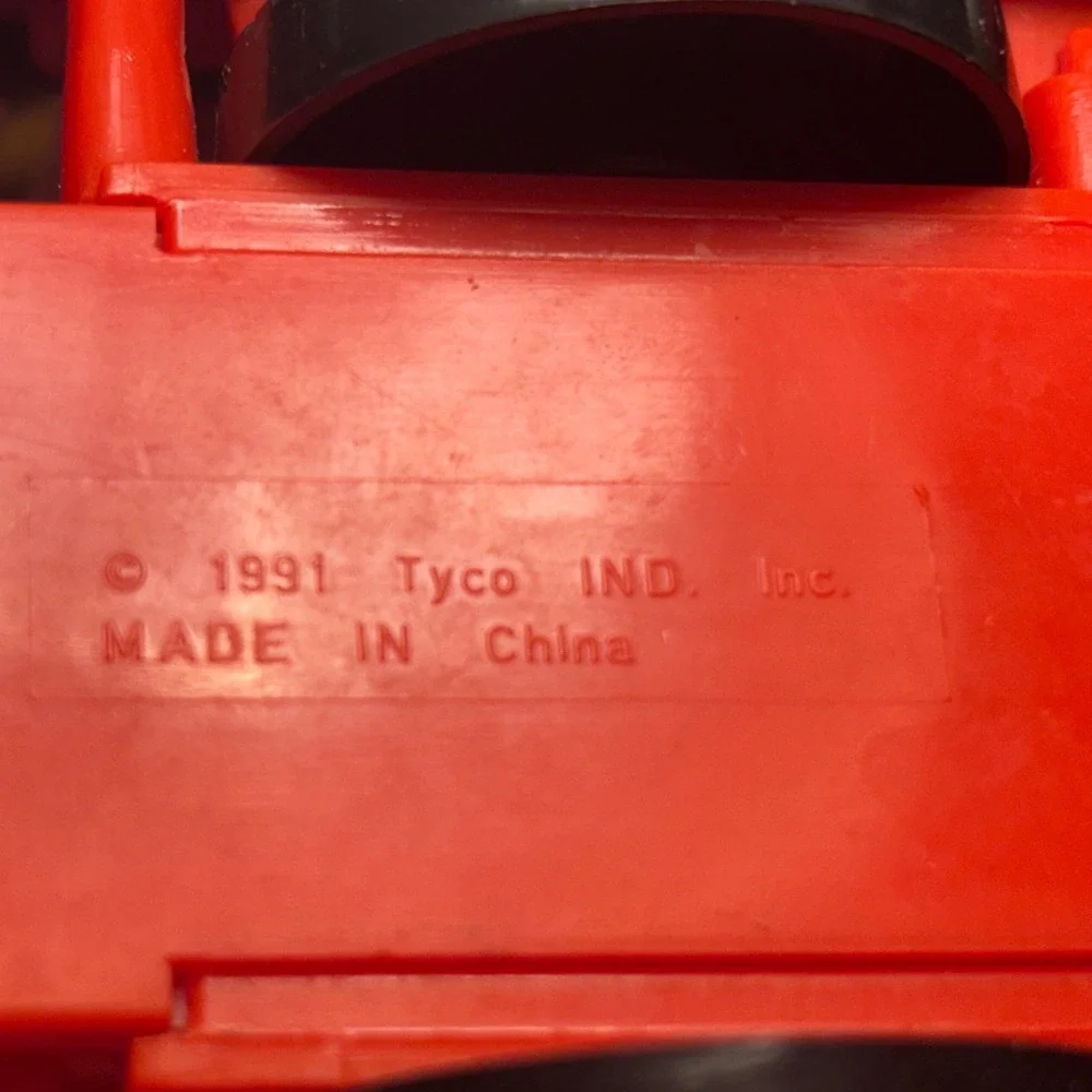 Tyco Incredible Crash Dummies Motorcycle with Sidecar Red Vintage Toy Good 1991